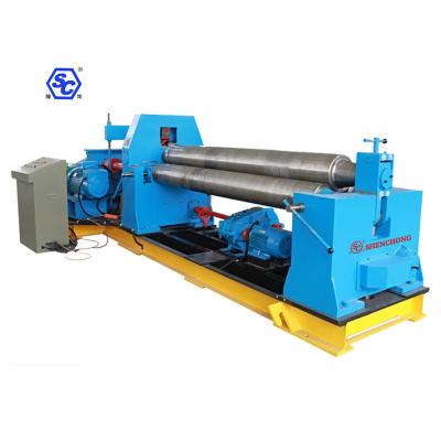 China Steel plate sheet bending SW11X-B-20x2500mm 3 roll bending machine, sheet metal rolling machine for sale