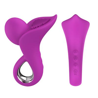 China Rechargeable Sucking Vibrator Masturbation USB Sucker Massager Women With Sucking Vibrator Masturbator Women Sex Toys for sale