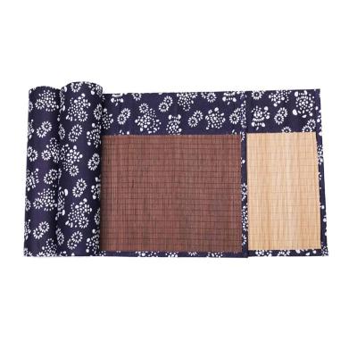 China Food Mat 100% Natural Sustainable Bamboo Hot Trays And Coasters Bamboo Tables for sale