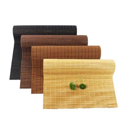 China Mats Bamboo Plate Mat Customized Viable For Hotel Decoration Dining Table Mat for sale