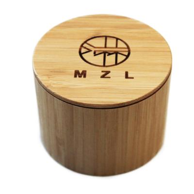 China Natural Handmade Bamboo Cover Tea Bamboo Pot Tea Container Trolley for sale