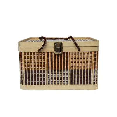 China Quality Sustainable Home Bamboo Box Beauty Storage Bamboo Storage Box for sale