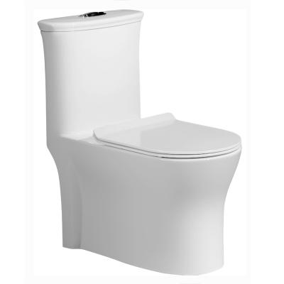 China Double-Flow Sanitary Ceramic Toilet Toilet Porcelain WC One Piece Toilet for sale