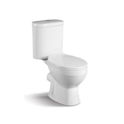 China KD-T024TP Good Quality Low Price Sanitary Ware Western Two-piece Toilet Round WC Seat Ceramic Bowl Double-Flow for sale