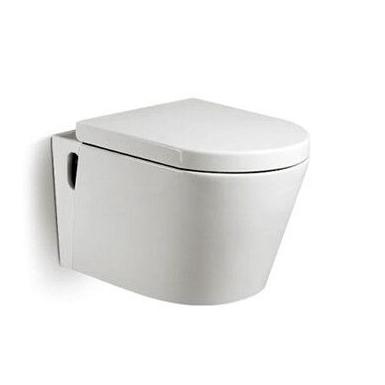 China Modern Design KD-02WT Concealed Cistern Wall Hung Toilet , Bathroom Ceramic Wall Mounted Toilet for sale