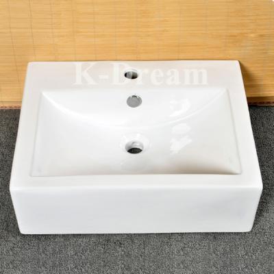 China Good Quality Hot Sale Modern Bathroom Basin Rectangular Sink Art Basins for sale