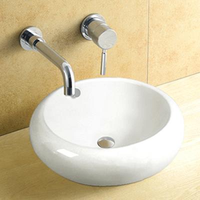 China No Faucet Hole Ceramic Art Basin WC Hand Wash Basins Over Counter for sale