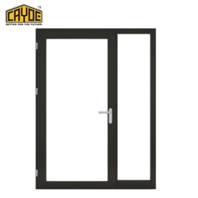 China Modern Front Entrance Aluminum Double Door Aluminum Frame China Aluminum Swing Door for sale