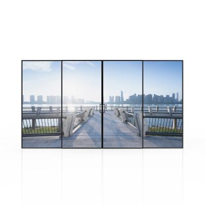 China Aluminum swing frame fixed glass windowsframe large glass windows door for sale