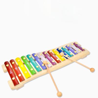 China Wholesale Colorful/Safe/Environmental Wooden Musical Toy Xylophone For Kids instrumental from 2021 WIMI for sale