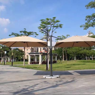 China Beautiful Design Garden Durable Large Outdoor Side Parasol Bistros Hanging Banana Umbrella for sale