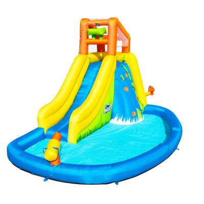 China Bestway-53345 Outdoor Use Mount Splashmore Water Park Mega Pool Equipment for sale