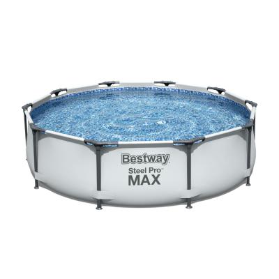 China Bestway-56408 Outdoor Pool Round Frame Steel 3.05 M X 76 Cm Above Ground Pool for sale