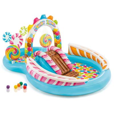 China Water Play Pool Intex 57149 Candy Zone Big Inflatable Game Center Pool Children Inflatable Pool Swimming Inflatable Pool for sale