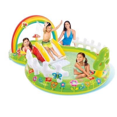 China Water Play Pool Intex 57154 My Backyard Play Center Inflatable Game Pool For Kids Inflatable Pool Pools Outdoor Inflatable Swimming for sale