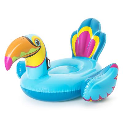 China Ride On Bestway-41126 Inflatable Ride-on Adult Toucan Inflatable Water Float Animal Pool Floats for sale