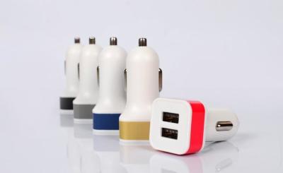 Cina Protezione breve di Ciruit dell'alimentazione elettrica del caricatore 5v 2.1A del doppio del Usb del caricatore portatile elettrico dell'automobile in vendita