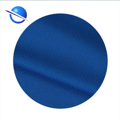 China 100% Polyester Anti-Static Weft Bird Eye Mesh Jersey Dry Fit Knitting Fabric For Sportswear Wicking Fabric for sale