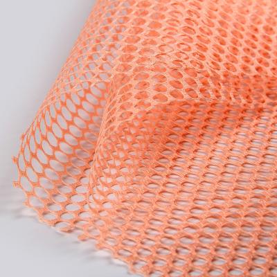 China Waterproof Warp Knitting 100% Polyester Stiff Mesh Fabric For Luggage for sale