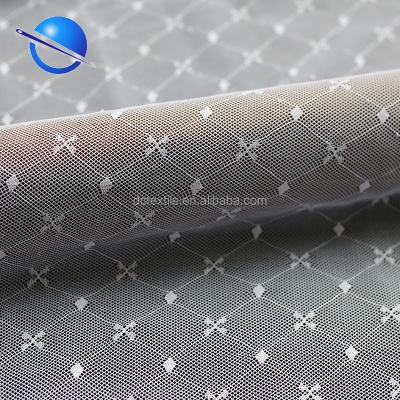 China Polyester 100 Mesh Fabric Anti-Static Mosquito Net Fabric For Wedding Dress for sale