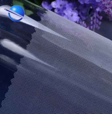 China waterproof super soft angular pattern nylon tulle mesh fabric for wedding dress and tutu skirt for sale