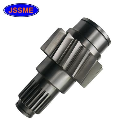 China Textile machine gear shaft made of steel materials for sale