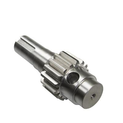 China Construction of machine high precision carbon steel gear shaft for sale