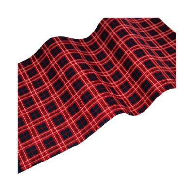 China Cheap Fashion Plaid Dress 100% Polyester Tear-resistant And Good Style Woven Printed Fabric Quality for sale