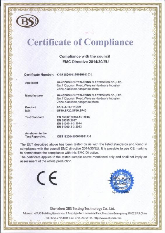 CE - Hangzhou Outstanding Electronics Co., Ltd.