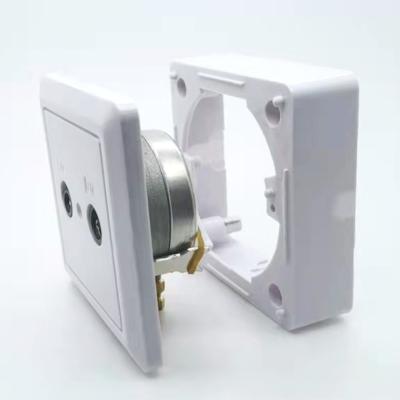 China Industrial Year WS2222 SAT/TV/Radio TV Antenna Wall Switch Socket Hot Selling for sale