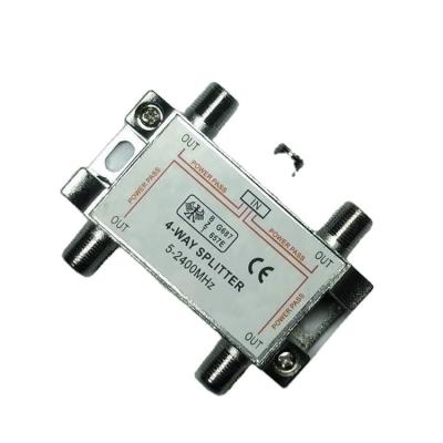 China China Manufacturer Multiswitch Satellite 4 Way Drop Splitter 5-2400mhz Zinc Diecast Case RSE-8439A for sale