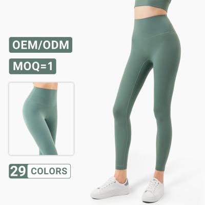 China Factory direct sales lulu breathable high waist butt lift yoga leggings with pockets for sale