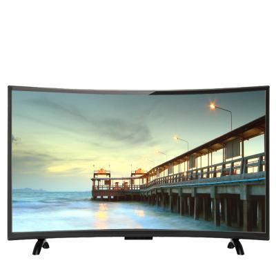 China 60 Inch Classroom TV Curved Big Led Television 4k Smart TV Full Hd Screen Hotel Android Smart TV for sale