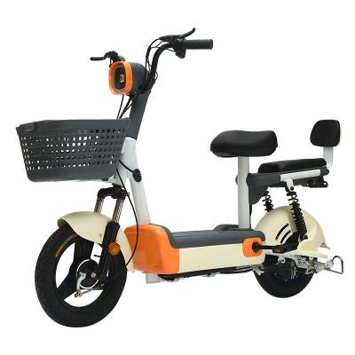 China Steel fashionable ckd 48V 350W electric bike scooters 12Ah moped electric motorcycle 30Km/H e bikes for adults electrical bike for sale