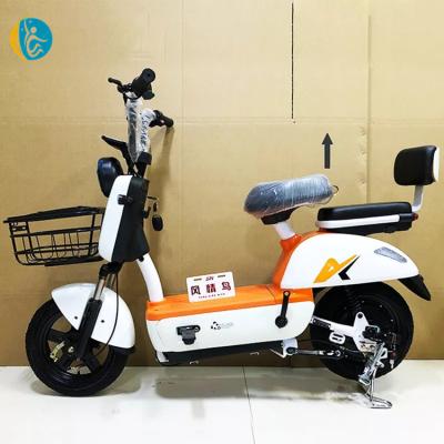 China Steel fashionable ckd 48V 350W electric bike scooters 12Ah moped electric motorcycle 30Km/H e bikes for adults electrical bike for sale