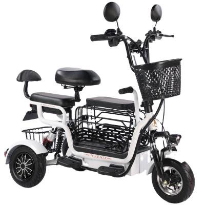 China Steel High Quality New Design electric tricycle for the disabled tricycles Lead Acid 500W 600W electric tricycle adult for sale