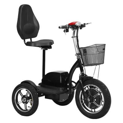 China Steel High Quality New Design electric tricycle for the disabled tricycles Lead Acid 500W 600W electric tricycle adult for sale