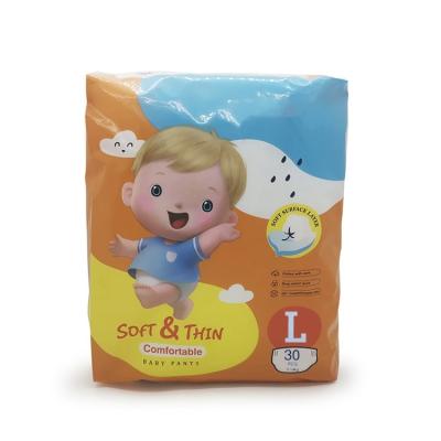 China Practical Hot Sale High Absorption Disposable All in One Baby Training Pants Diaper for sale