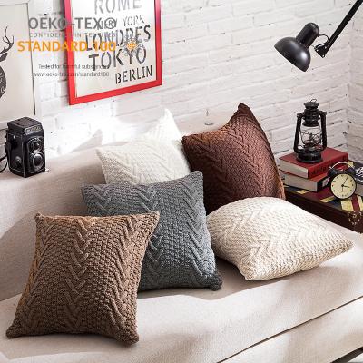 China Soft Knitted PillowHome Pillow Case High Quality Baby Microfiber Wool Dust Mite AccessoriesPillowcase for sale