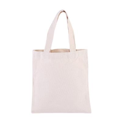 China Custom Cotton Canvas Bag Manufacturer Stain White Folding Shopping Bag for sale