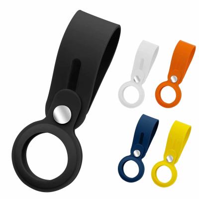 China Anti-fall Anti-fall Loop Hook Hook Finder Hanging Key Chain Lost Cover For Apple AirTag Loop Case for sale