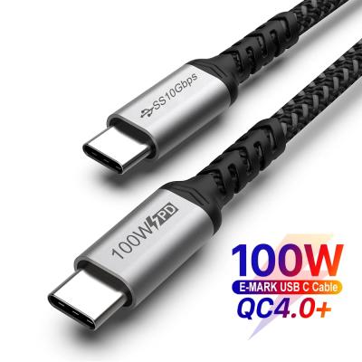 China USB Standard USB C Cable 60W 100W Fast Charging Type C to USB C Charger Cord for Samsung Galaxy 21 for sale