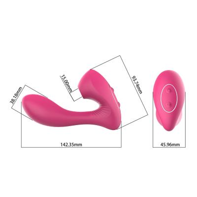 China New Hot Sale Amazon Waterproof Clit Sucker Shaking + Sucking Toy For Women Clit Stimulator Rose Vibrator Vibrator Sex Clit for sale