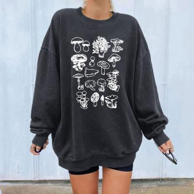 China Autumn/Winter Breathable Drop Shoulder Sweater Set Art Printed Clothing Wholesale Women Series Fashionable Round Neck Sweater for sale