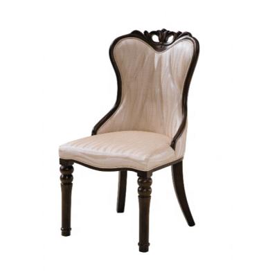 China (Others)Retro Dining Chair Adjustable Upholstered Wooden Backrest Armrest Luxury Dining Chairs for sale