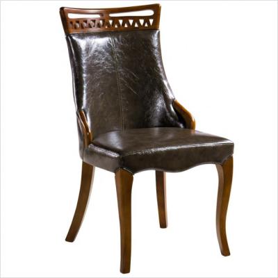 China (Other)Adjustable Upholstered Luxury Black Dining Chair Upholstered Walnut Dining Chair Modern Wood Dining Chair for sale