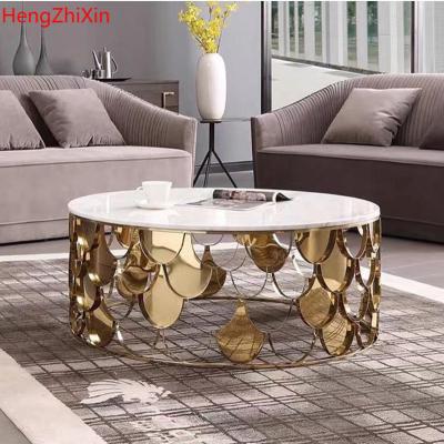 China (Other) High Quality Modern Stylish Home Artificial Cozy Black Round Adjustable Round Nesting Coffee Table for sale