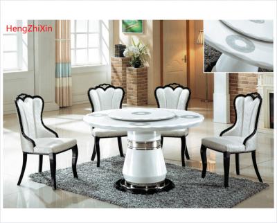 China Dining room furniture (Other) hotel adjustable marmor esstisch adjustable Para comedor small round tables marble table for sale