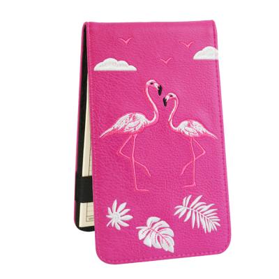 China Golf Sports Popular Golf Accessories PU Leather Golf Scorecard Holder Cover for sale