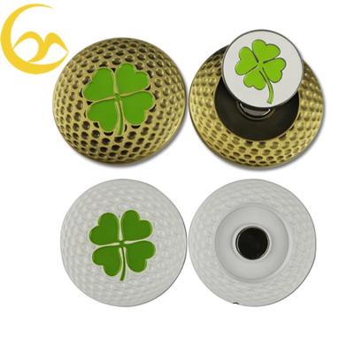 China Durable Custom Poker Chip Golf Ball Marker Bulk for sale